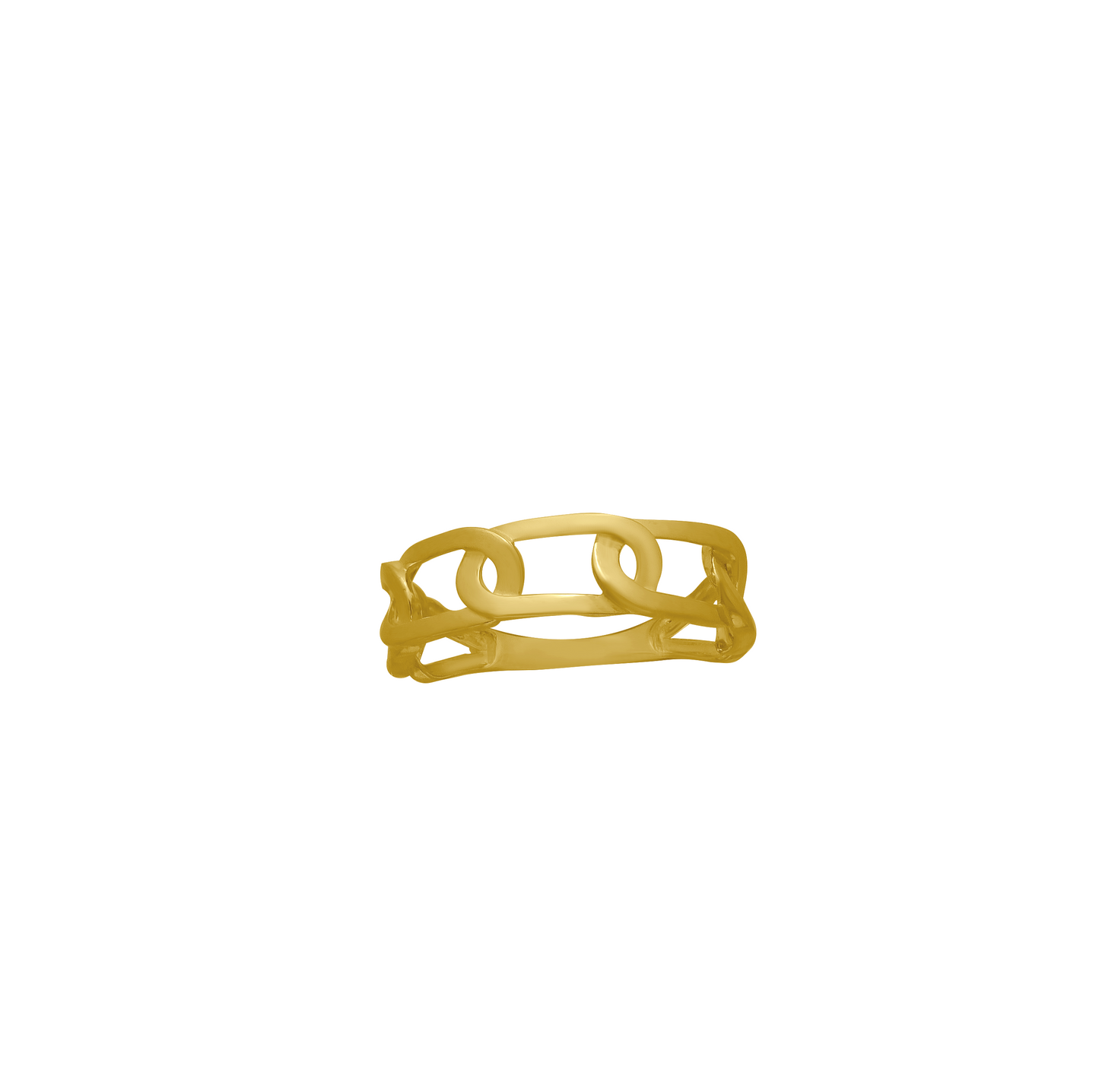 14K Chain Link Ring