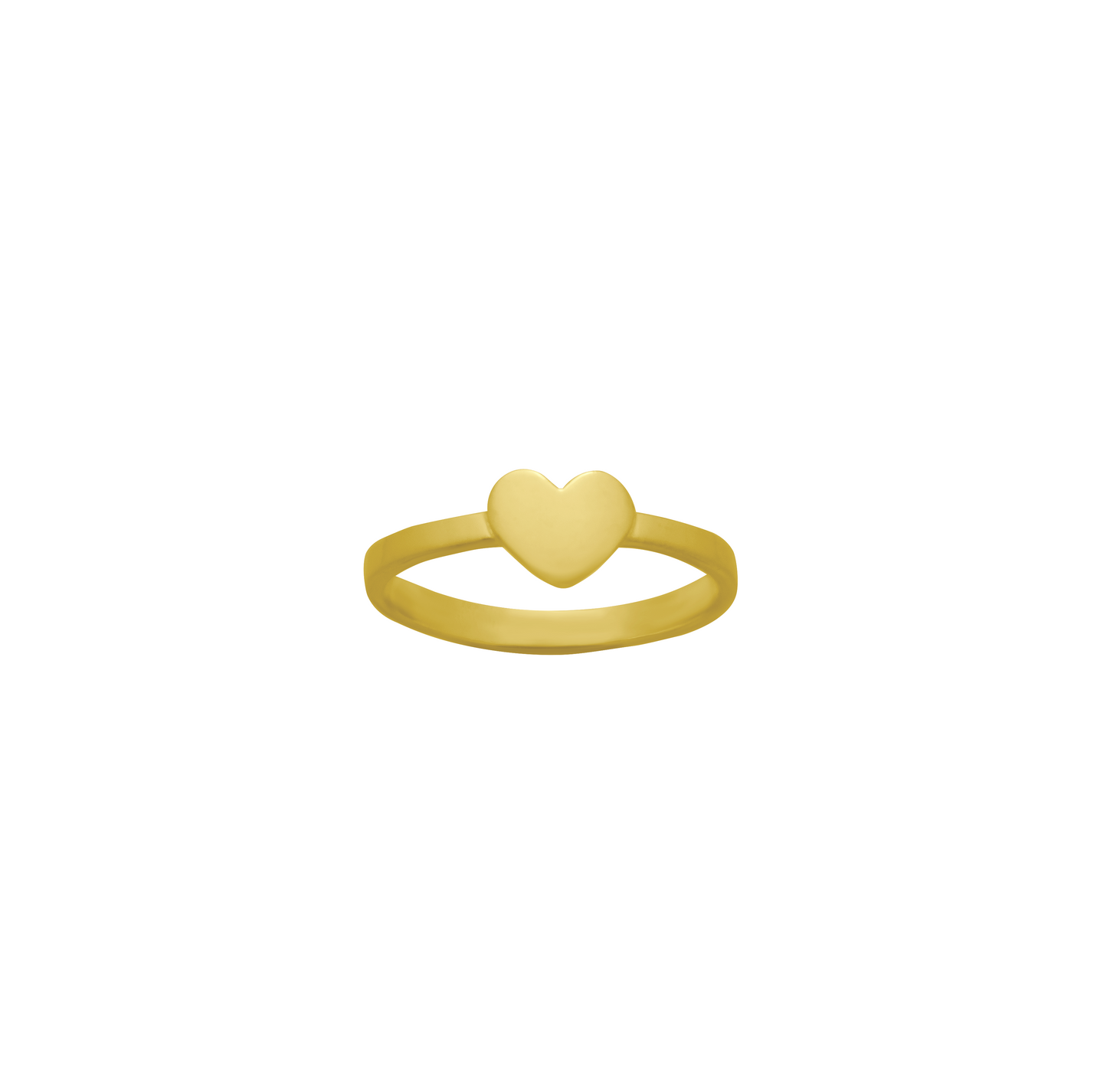 14K Gold Heart Symbol Ring